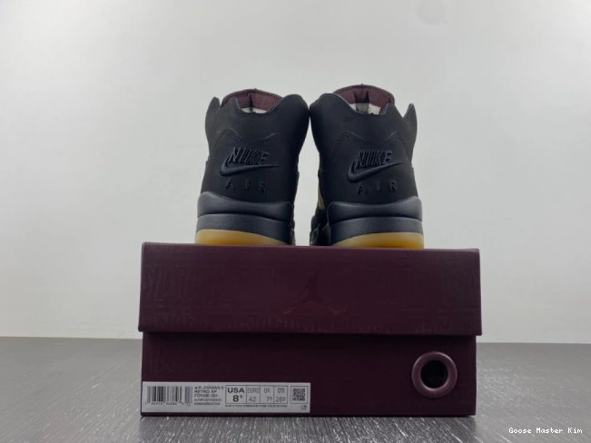Maniere x Black Ma FD1330-001 Jordan 5 A Air 0728